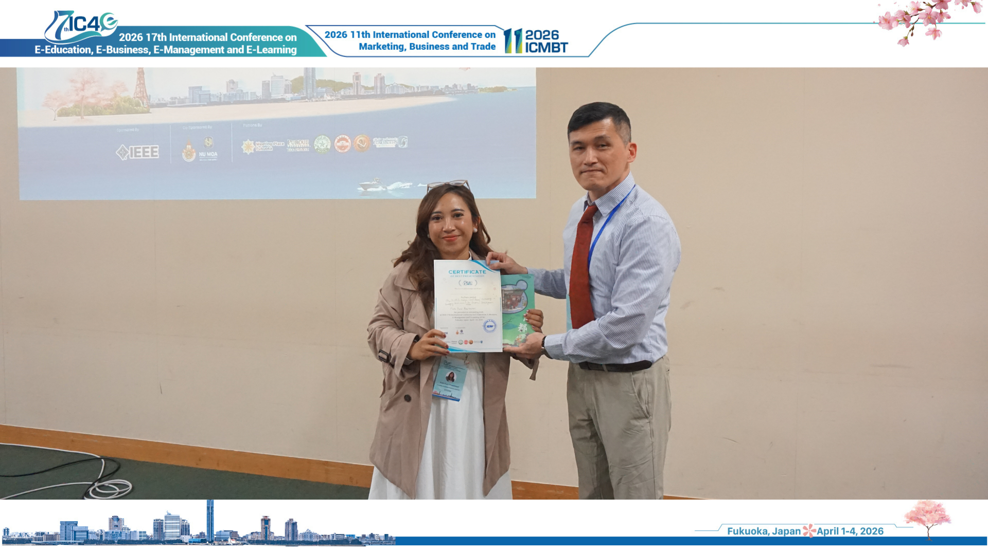 Best Presentation Award Winner - Onsite Session 11